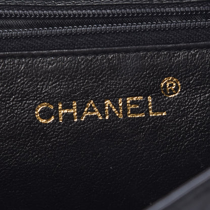 Chanel Lambskin Quilted CC Small Single Flap Black 6 of 16