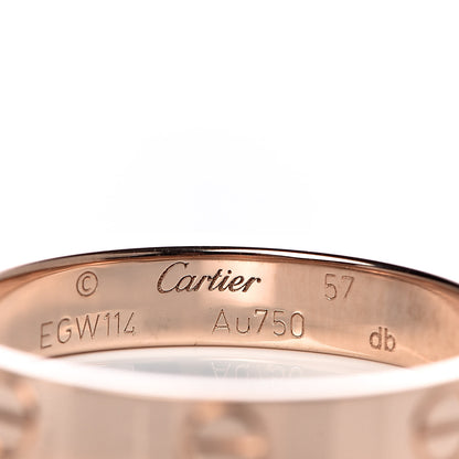 Cartier 18K Pink Gold 3.5mm LOVE Wedding Band Ring 57 8 4 of 4