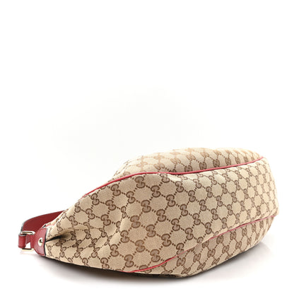 Gucci Monogram Medium Sukey Hobo Red 3 of 10
