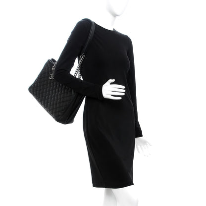 Chanel Caviar Quilted Medium Rock In Rome Tote Black 2 of 8
