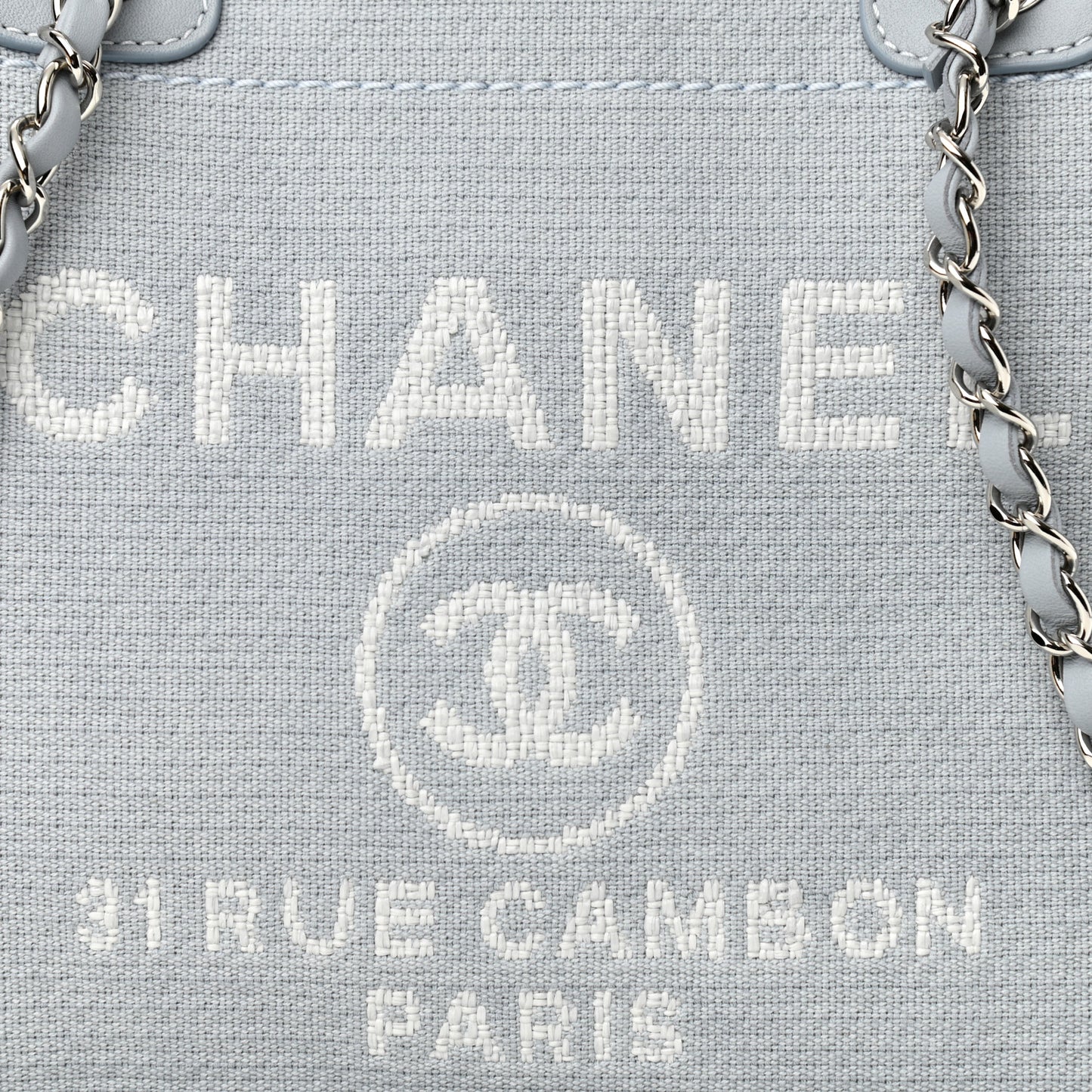 Mixed Fibers Small Deauville Tote Grey