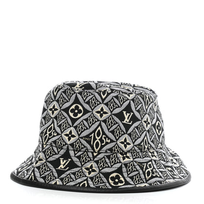 Louis Vuitton Jacquard Since 1854 Bucket Hat S Grey 1 of 9