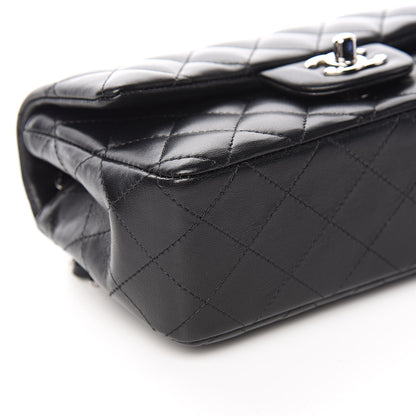 Chanel Lambskin Quilted Mini Rectangular Flap Black 8 of 12