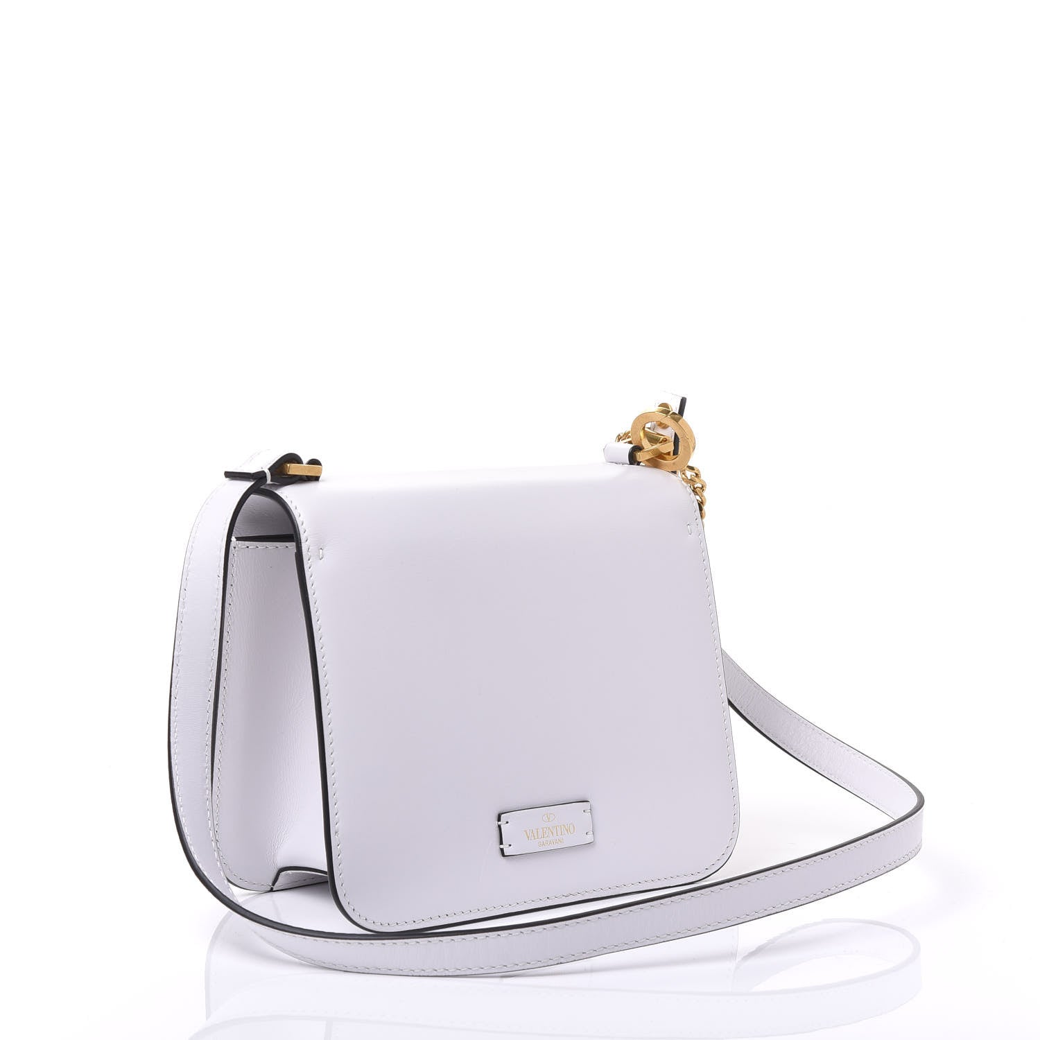 Valentino Garavani Smooth Calfskin Small VSling Shoulder Bag White 2 of 8