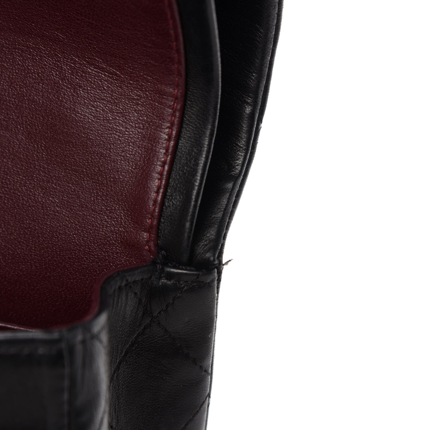 Chanel Lambskin Quilted Medium Double Flap Black 8 of 18