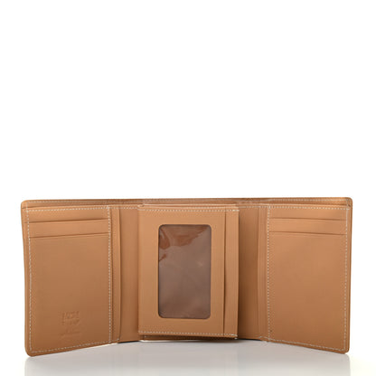 MCM Visetos Trifold Wallet Pink White 5 of 9