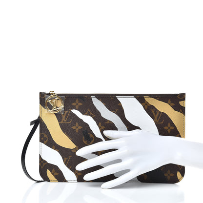 Louis Vuitton X LOL Monogram Neverfull MM GM Pochette Gold Silver 2 of 7