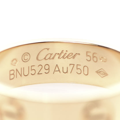 Cartier 18K Yellow Gold 5.5mm LOVE Ring 56 7.5 4 of 5
