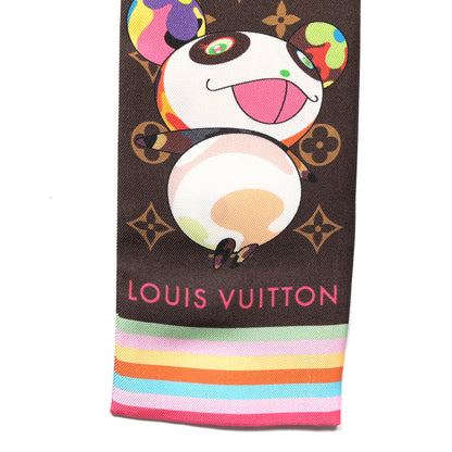 Louis Vuitton LV X TM Silk Monogram Superflat Character Bandeau Brown 2 of 3