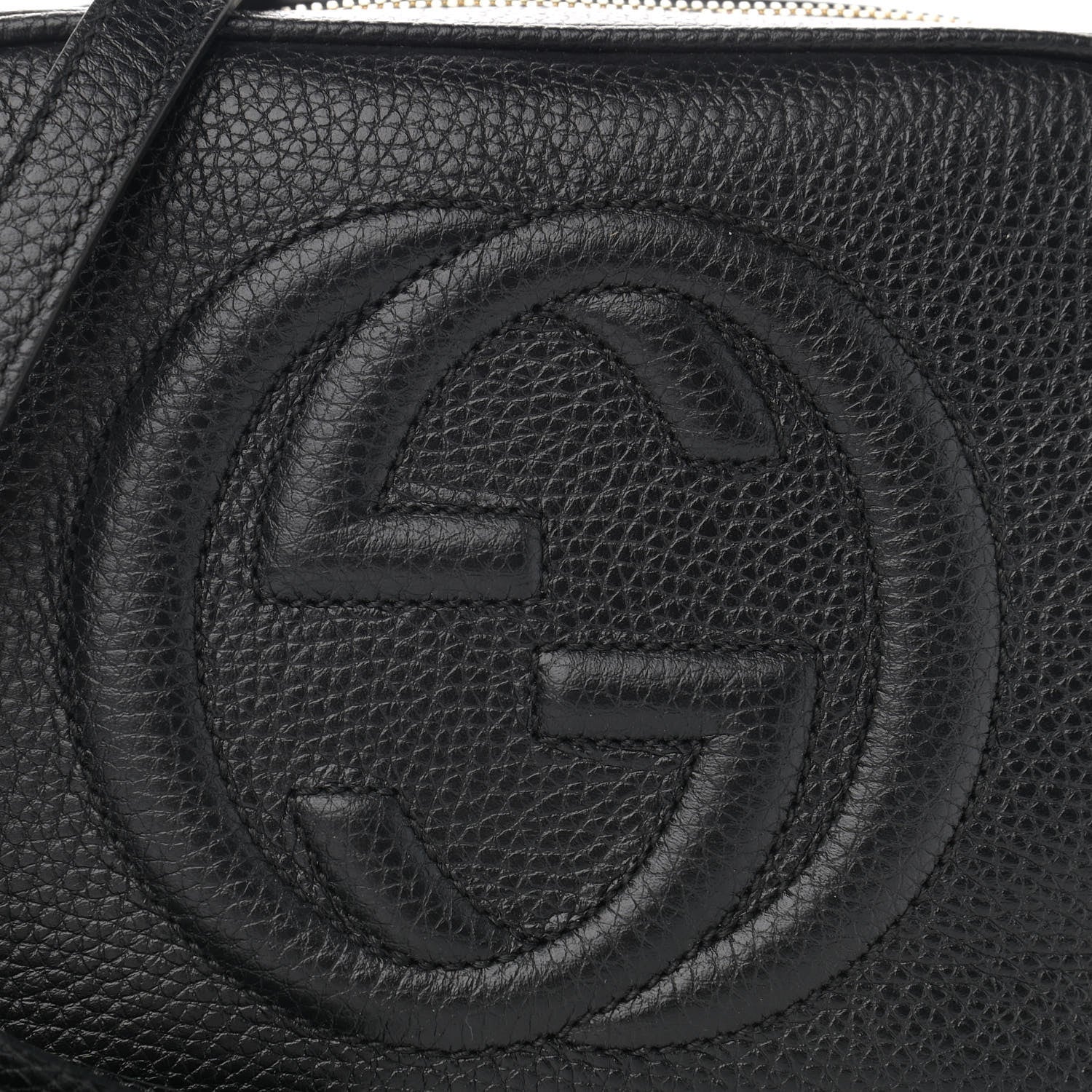 Gucci Pebbled Calfskin Small Soho Disco Bag Black 8 of 10