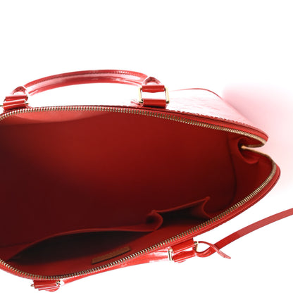 Louis Vuitton Vernis Alma GM Orange Sunset 4 of 4