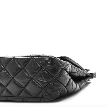 Chanel Aged Calfskin Quilted 2.55 Reissue 225 Hanger Flap Black 11 of 11