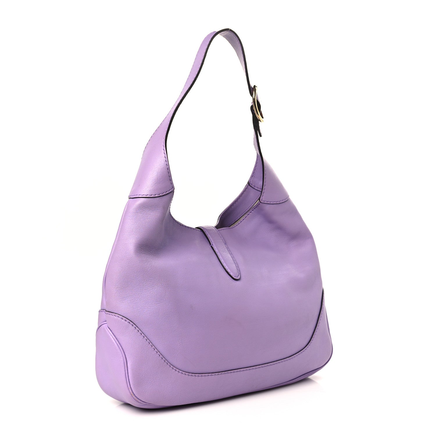 Gucci Calfskin Medium New Jackie Shoulder Bag Lilac 3 of 10