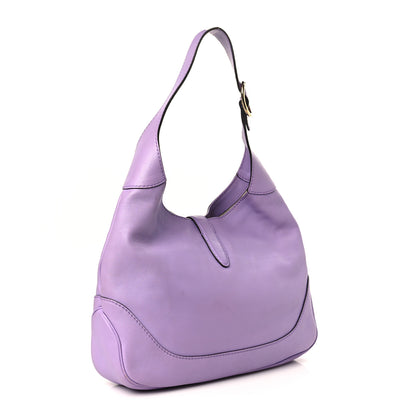 Gucci Calfskin Medium New Jackie Shoulder Bag Lilac 3 of 10