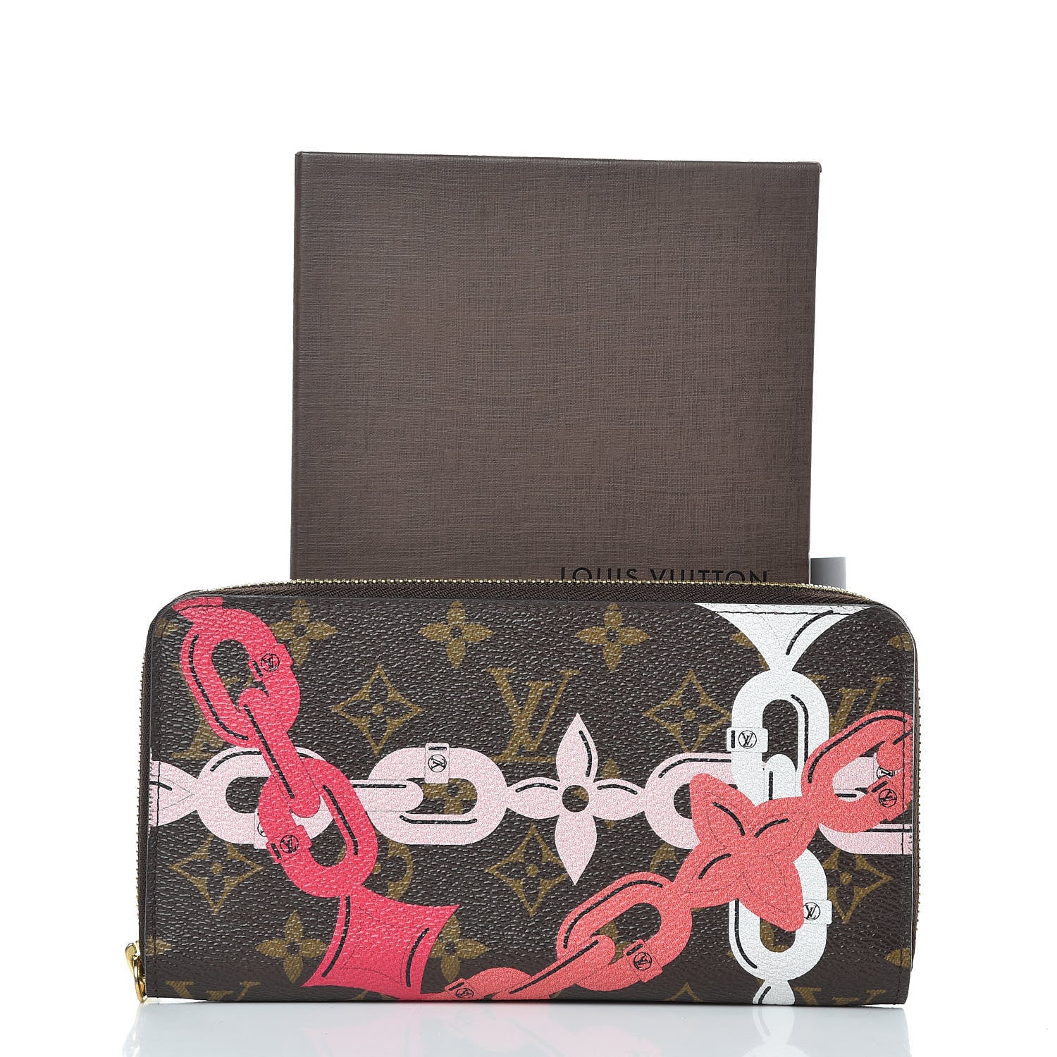 Louis Vuitton Monogram Bay Zippy Wallet Rose Ballerine Poppy 8 of 8