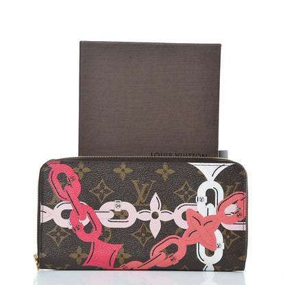 Louis Vuitton Monogram Bay Zippy Wallet Rose Ballerine Poppy 8 of 8