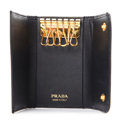 Prada Vitello Move 6 Key Holder Black 5 of 7