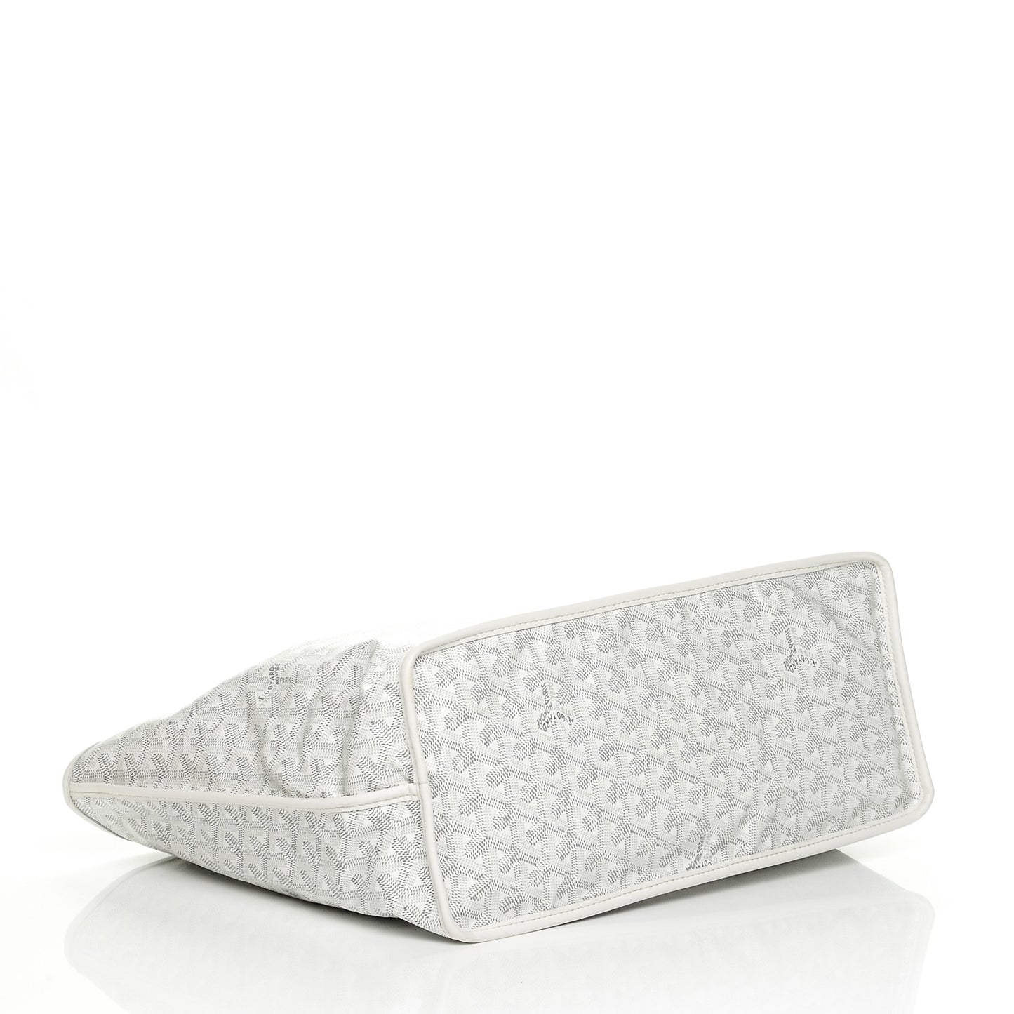 Goyardine Reversible Anjou PM White