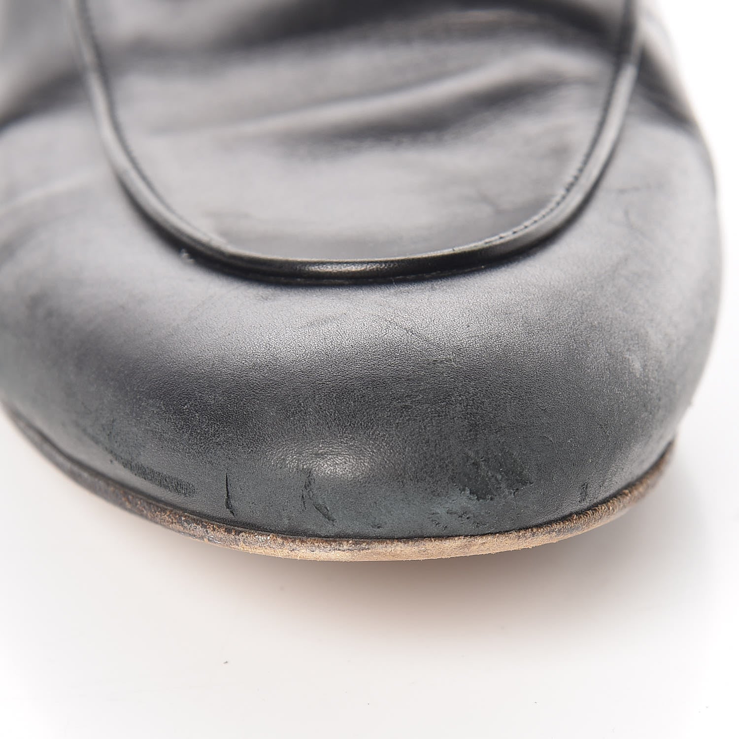 Gucci Calfskin Womens Princetown Slippers 39.5 Black 18 of 19