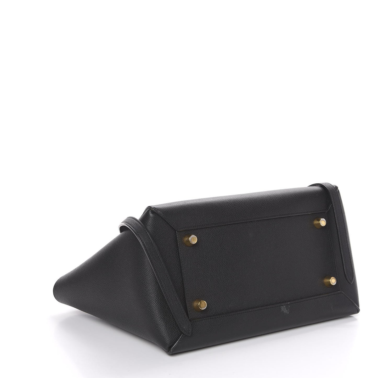 Baby Grained Calfskin Mini Belt Bag Black