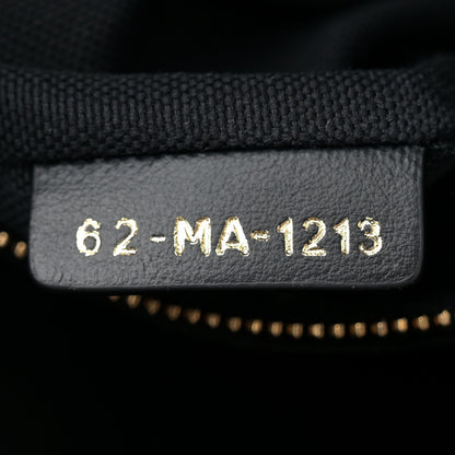 Christian Dior Calfskin Macro Cannage Small Book Tote  Black 7 of 10