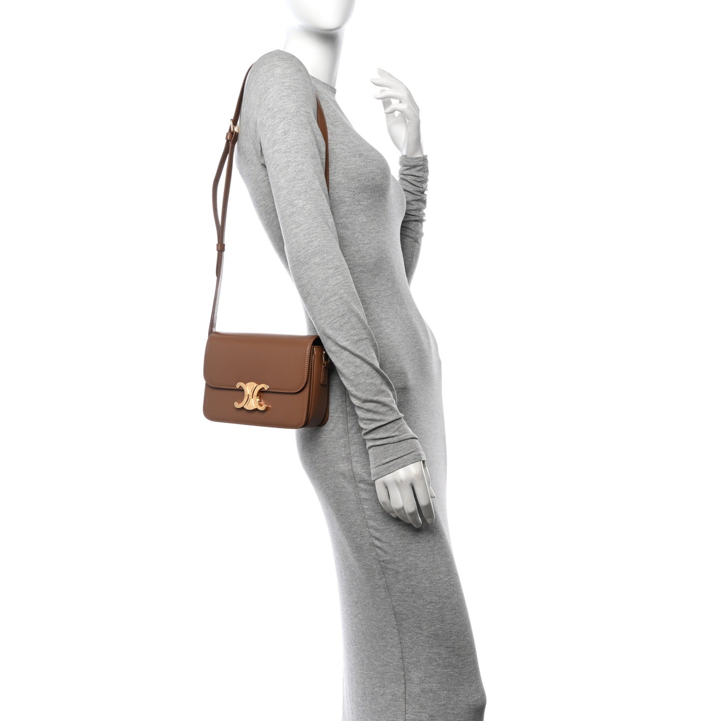 Shiny Calfskin Teen Triomphe Bronze