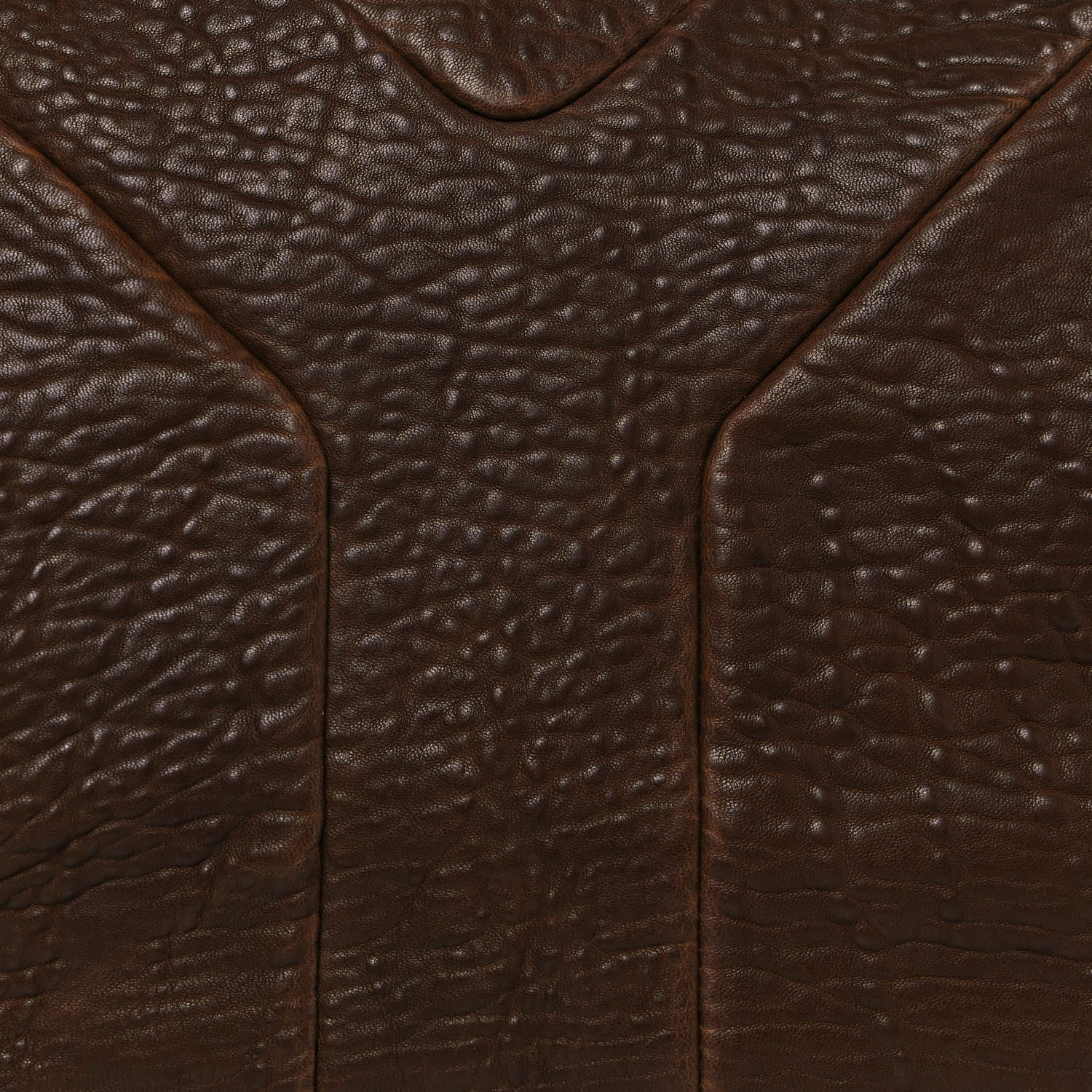 Saint Laurent Pebbled Lambskin Medium Easy Sac Brown 9 of 15