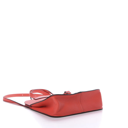 Hermes Taurillon Clemence Halzan 25 Rose Texas 7 of 17