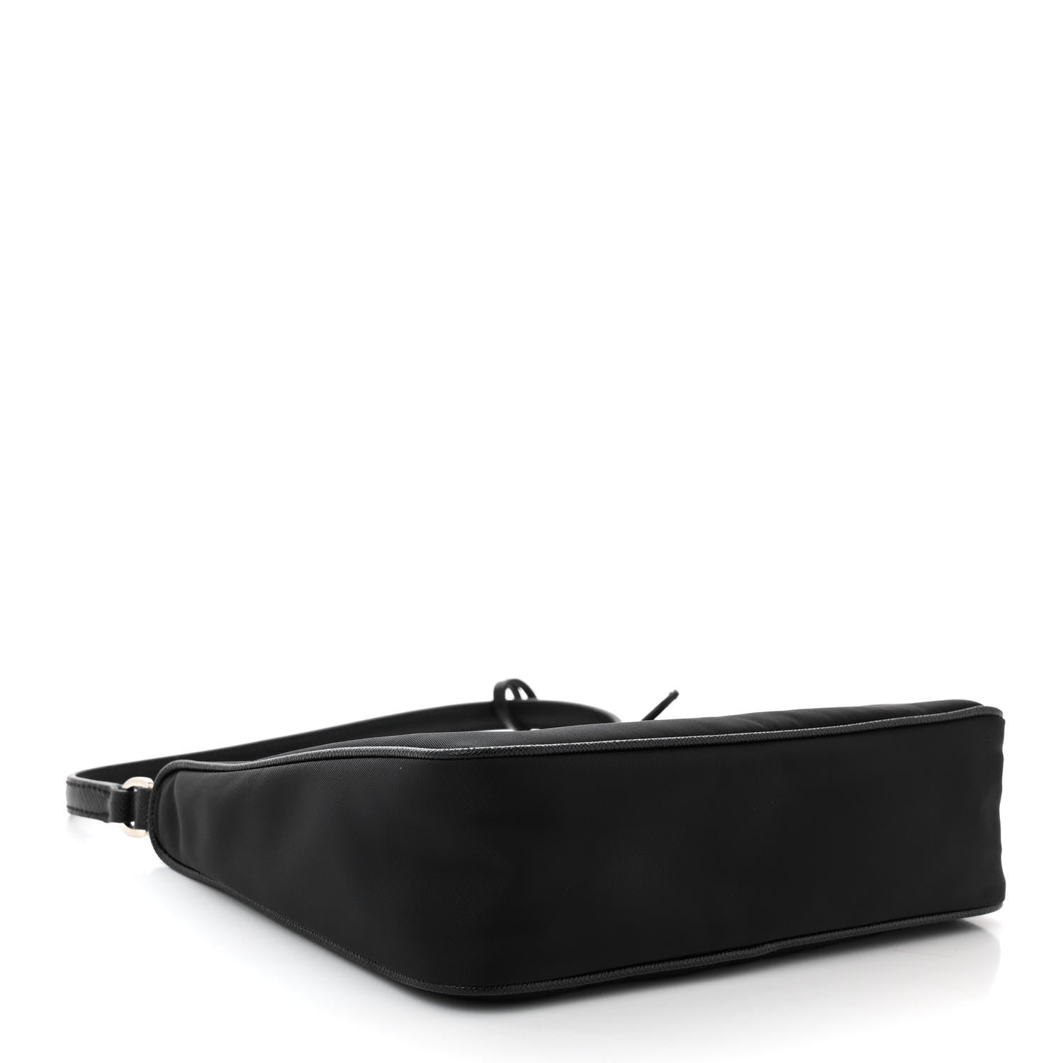 Prada Tessuto Nylon Saffiano Mini Re-Edition 2005 Bag Black 4 of 12