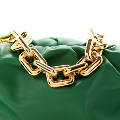 Bottega Veneta Calfskin The Pouch Chain Racing Green 8 of 10