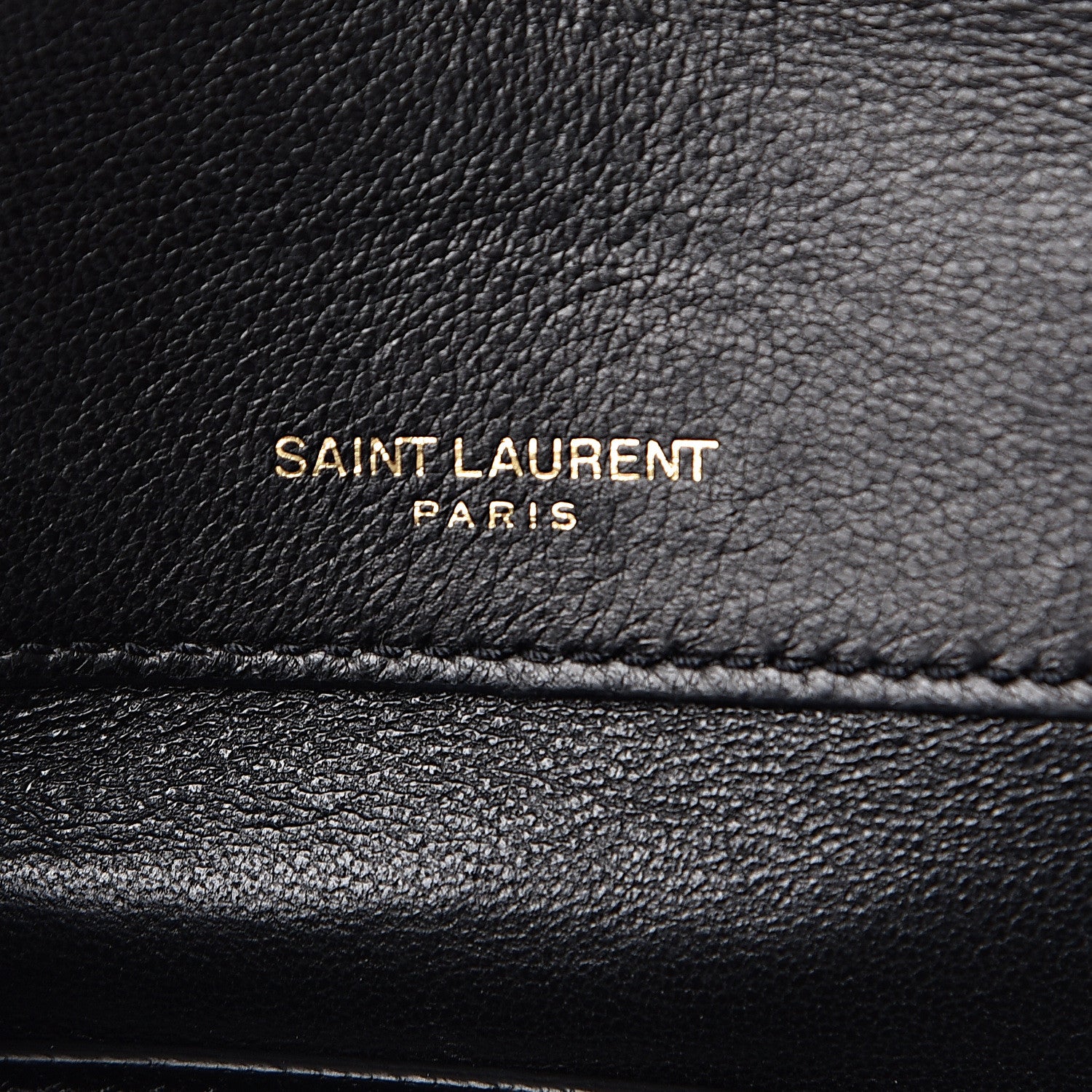 Saint Laurent Lambskin Matelasse Monogram Medium Vicky Chain Bag Black 7 of 10