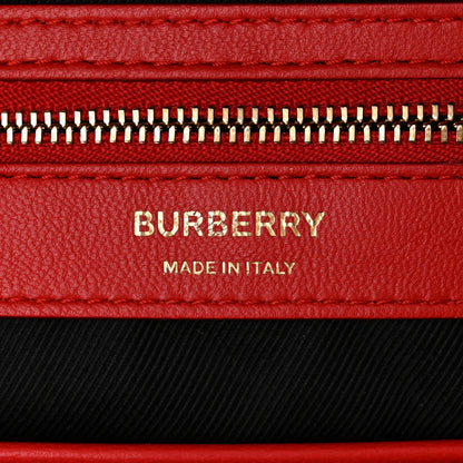 Burberry Lambskin Quilted Medium Lola Zip Pocket Backpack Bright Red 5 of 10