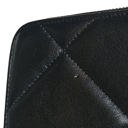 Chanel Lambskin Quilted Chanel 19 Long Zipped Around Wallet Black 12 of 13