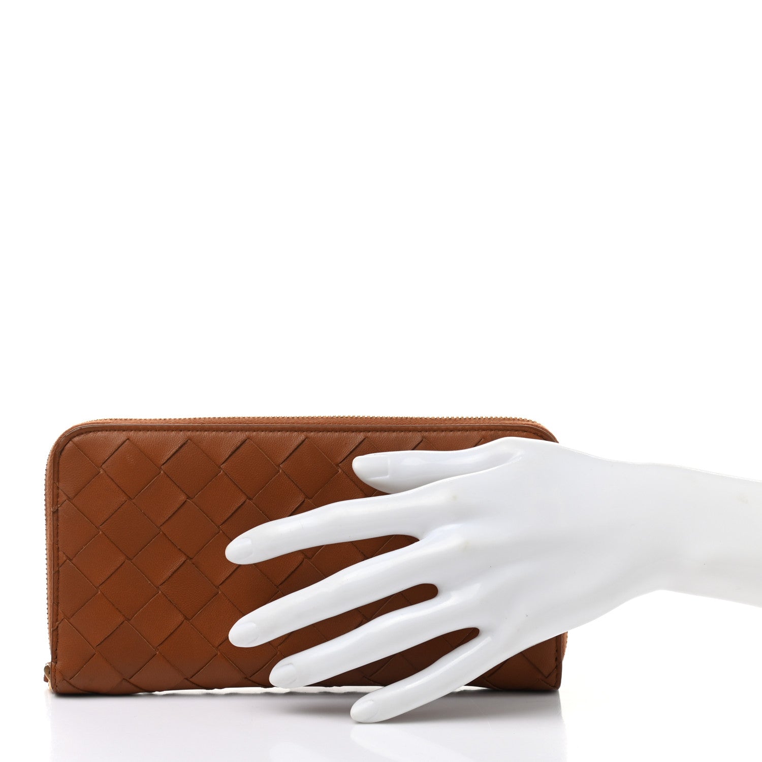 Bottega Veneta Nappa Intrecciato Zip Around Wallet Toscana 2 of 8