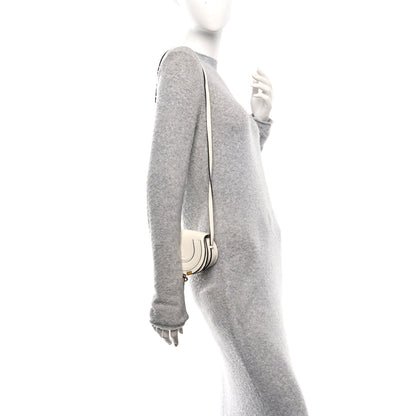 Chloe Calfskin Nano Marcie Saddle Bag White 2 of 10