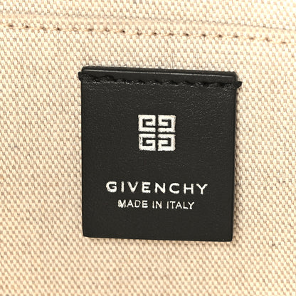 Givenchy Canvas Logo 4G Embossed Medium Tote Beige Black 6 of 8