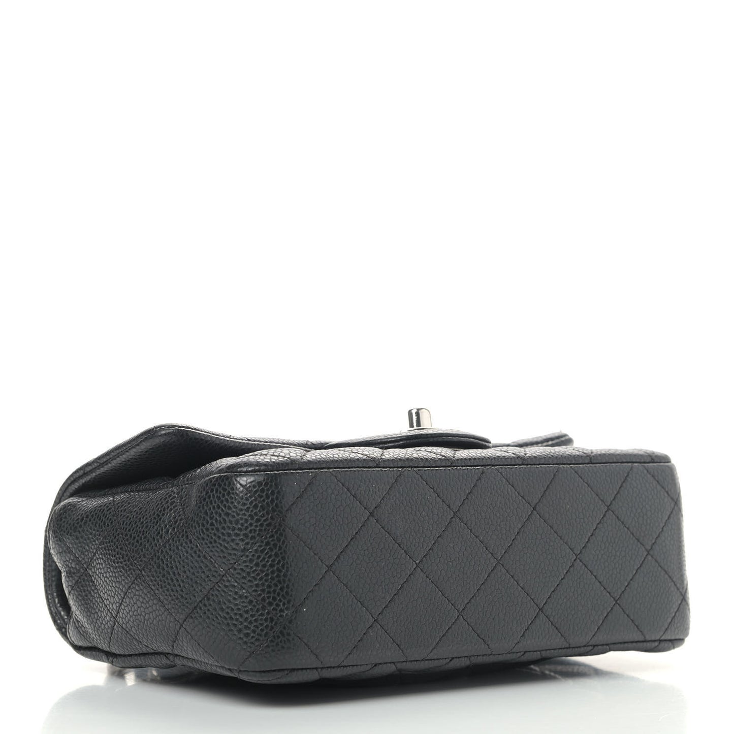 Caviar Quilted Mini Rectangular Flap Black