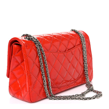 Chanel Aged Glazed Calfskin Quilted 2.55 Reissue 226 Flap Red 3 of 10