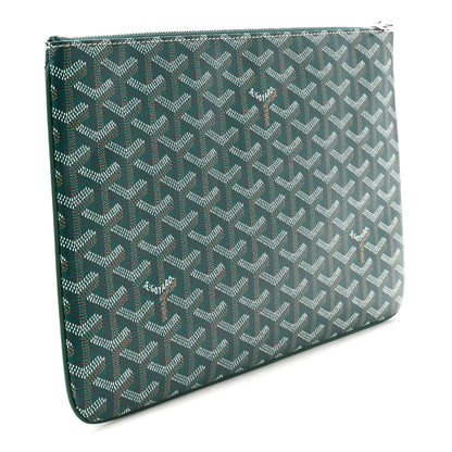 Goyard Goyardine Senat Pochette MM Green 3 of 7