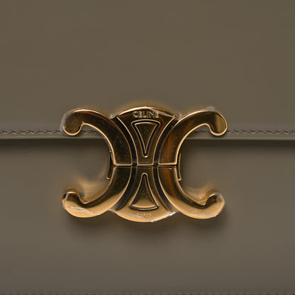 Celine Shiny Calfskin Medium Triomphe Modern Taupe 11 of 11