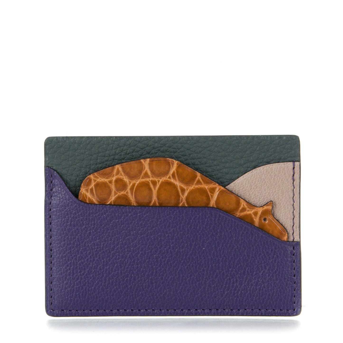 Mysore Togo Crocodile Petit H Card Case