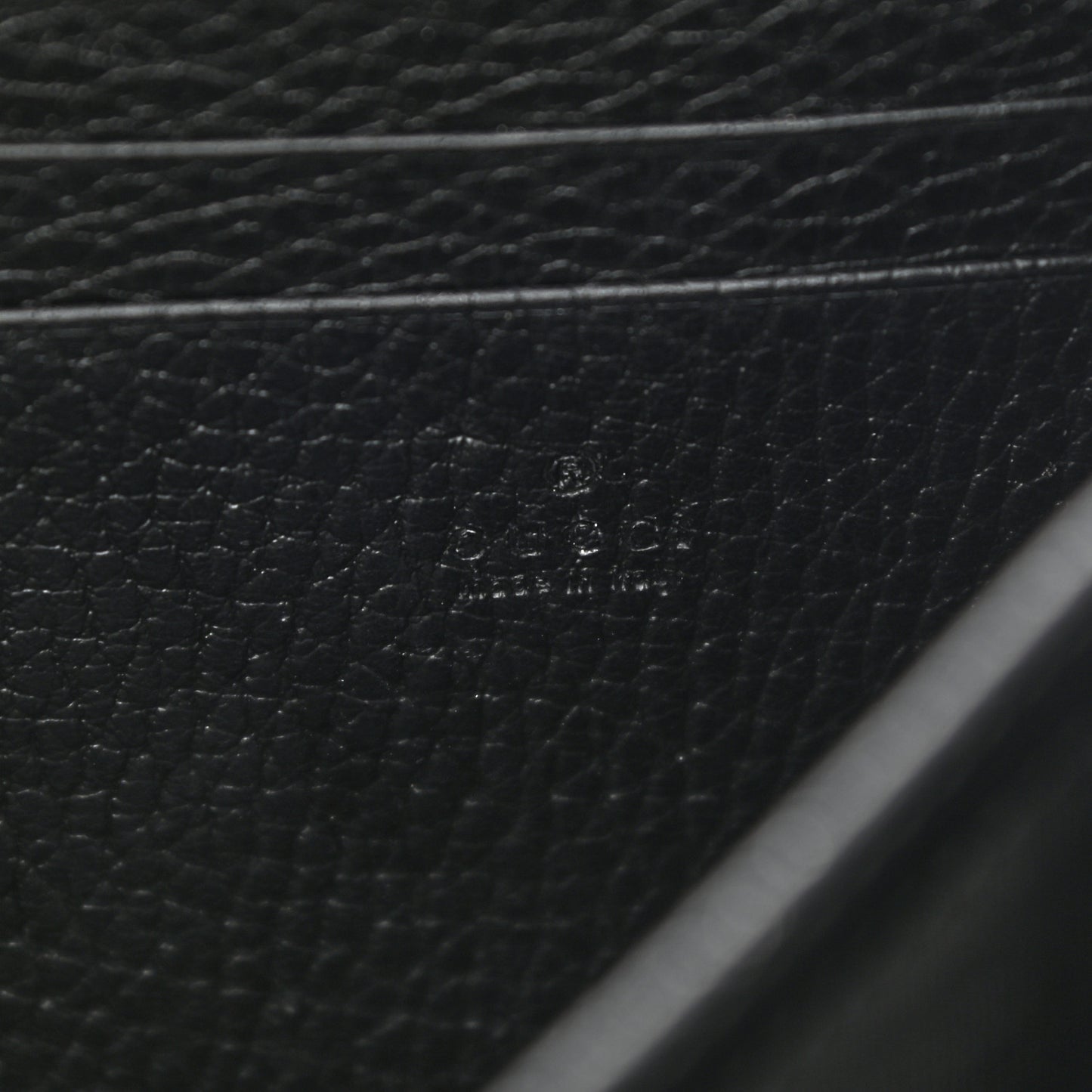 Calfskin Mini Dionysus Chain Wallet Black