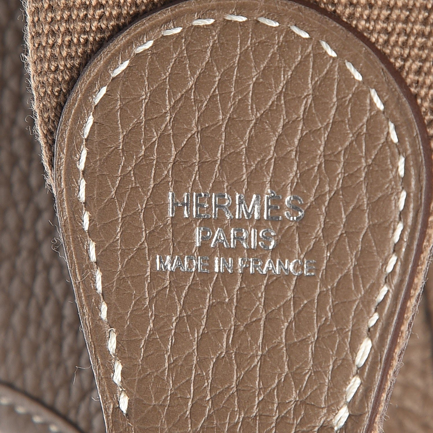 Hermes Taurillon Clemence Evelyne III PM Etoupe 13 of 15