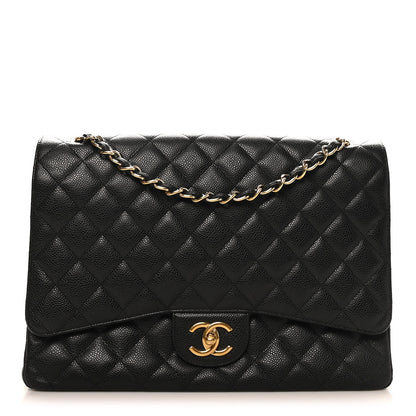 Chanel Caviar Quilted Maxi Double Flap Black 1 of 10