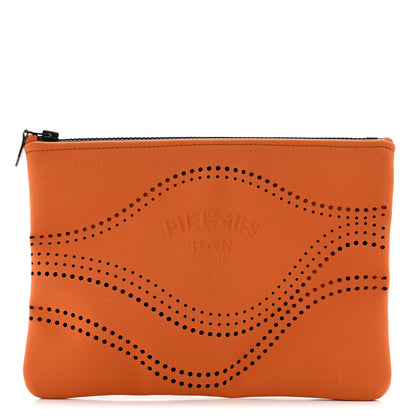 Hermes Neoprene Medium Neobain Waves Case Tan 1 of 9