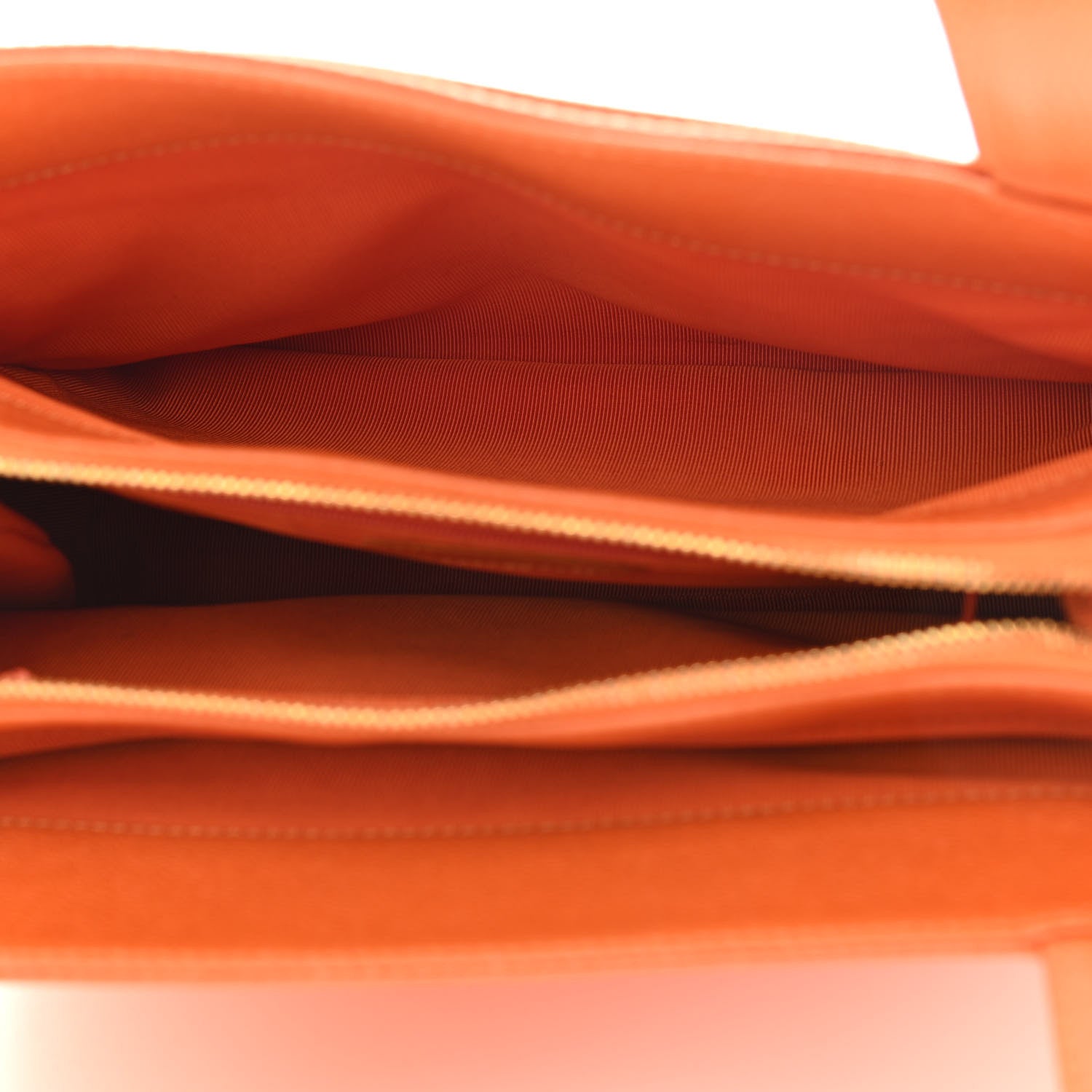 Chanel Caviar Logo Shoulder Bag Orange 5 of 11
