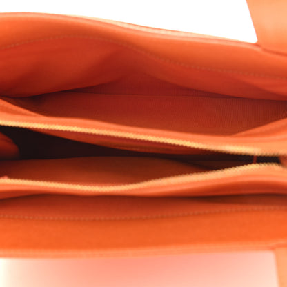 Chanel Caviar Logo Shoulder Bag Orange 5 of 11
