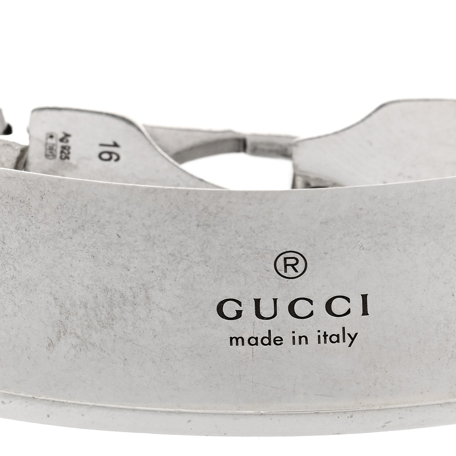 Gucci Sterling Silver GG Bee ID Chain Bracelet 3 of 3