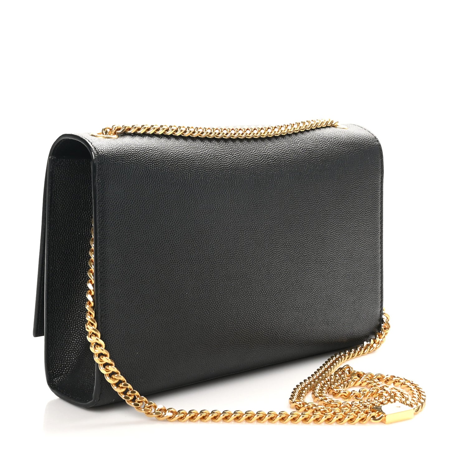 Grain De Poudre Medium Classic Monogram Kate Satchel Black