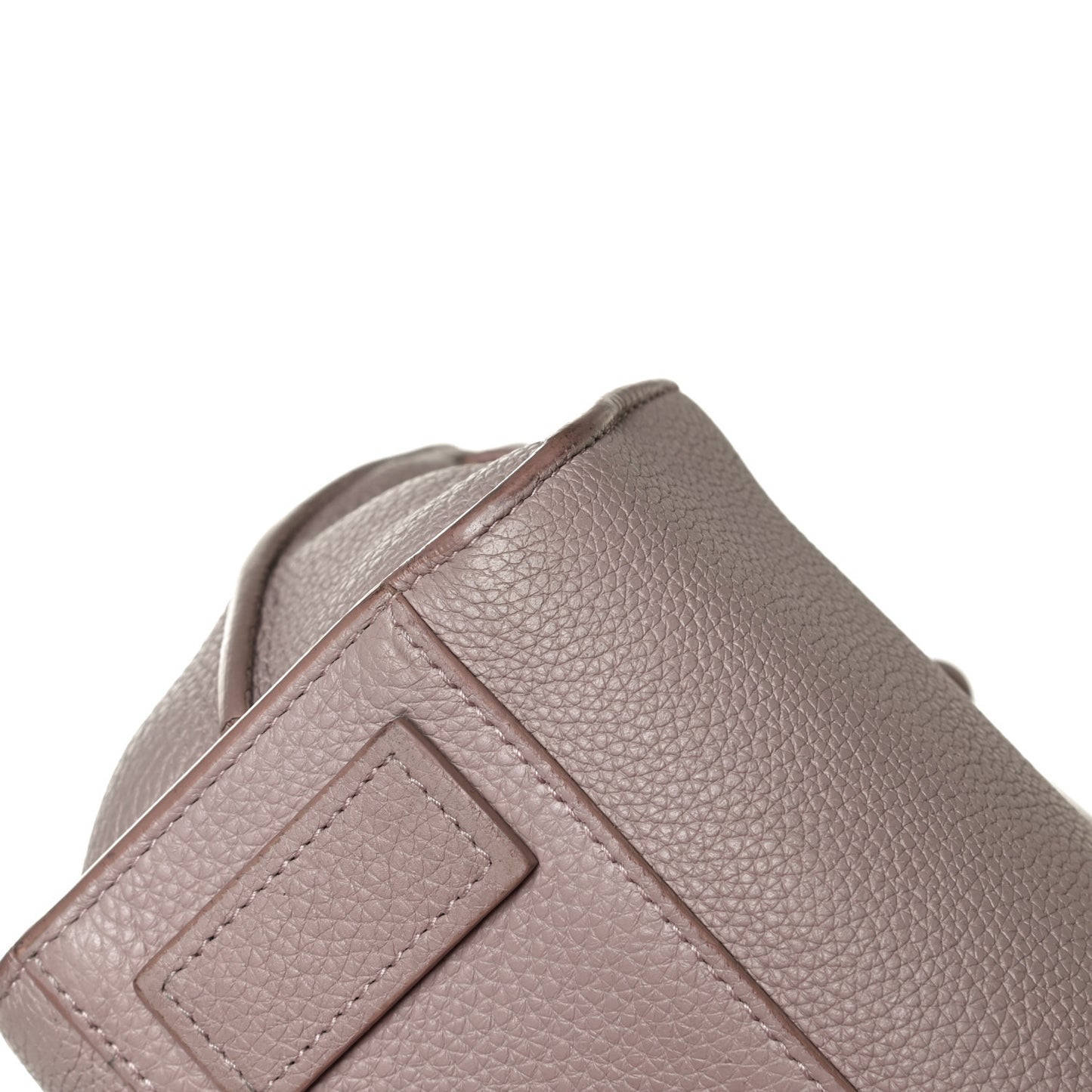 Grained Calfskin Nano Sac De Jour Souple Nude